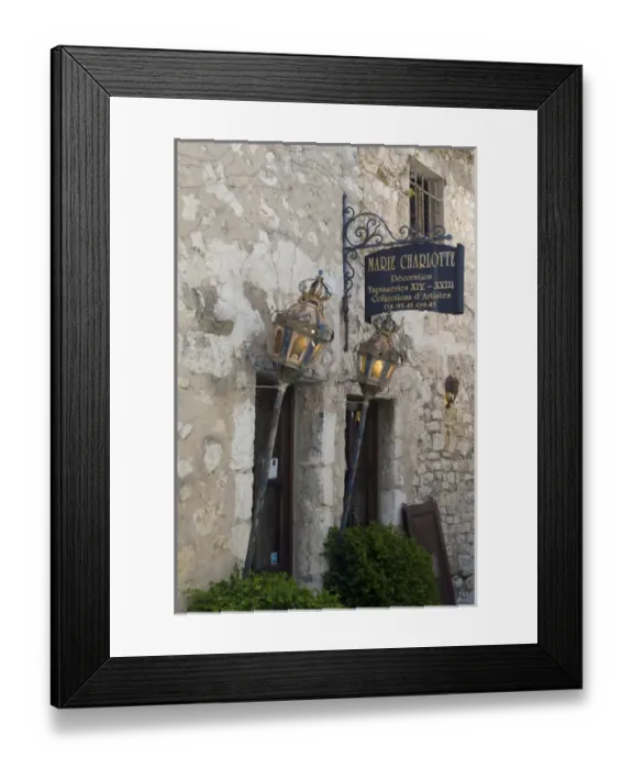 Framed Print : Eze-Village, Cote d Azur, France