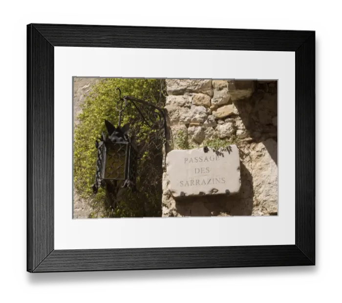 Framed Print : Eze-Village, Cote d Azur, France