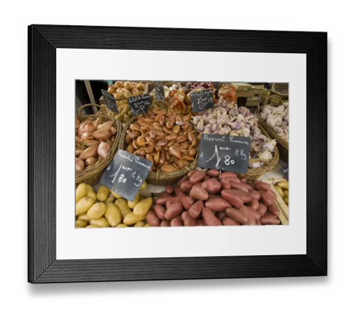 Framed Print : Marche aux Fleurs, Cours Saleya, Nice, French Riviera, France Framed Print : Marche aux Fleurs, Cours Saleya, Nice, French Riviera, France