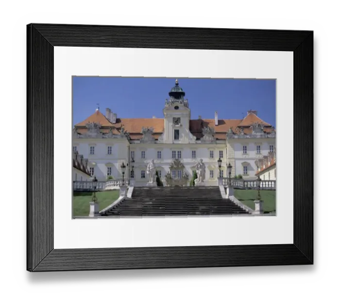 Framed Print : Europe, Czech Republic, South Moravia, Valtice 12th Century Baroque chateau, residence
