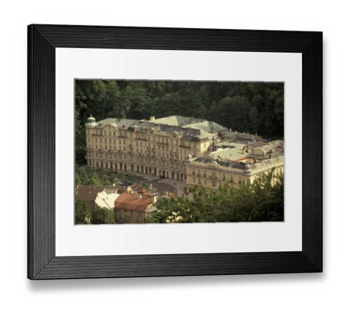 Framed Print : Europe, Czech Republic, West Bohemia, Karlovy Vary (Carlsbad) Grandhotel Pupp, detail Framed Print : Europe, Czech Republic, West Bohemia, Karlovy Vary (Carlsbad) Grandhotel Pupp, detail