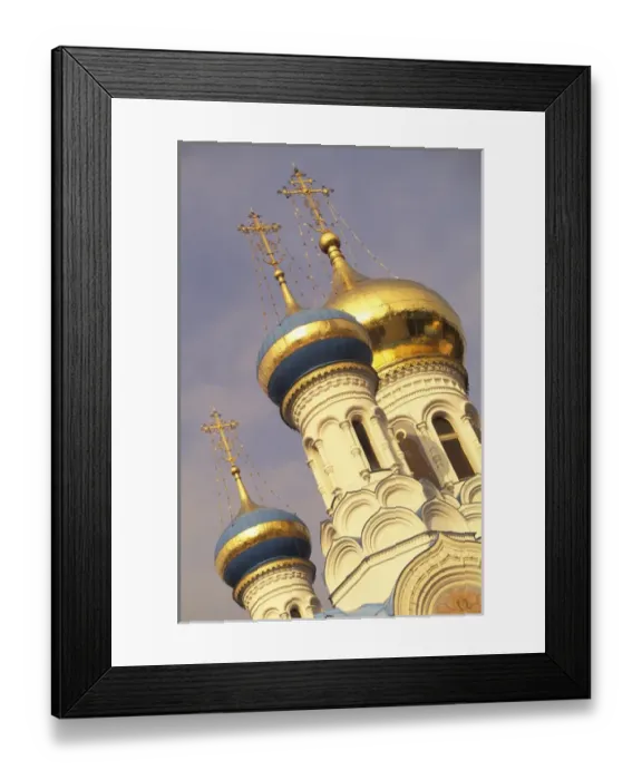 Framed Print : Europe, Czech Republic, West Bohemia, Karlovy Vary (Carlsbad) Russian Church of Sts
