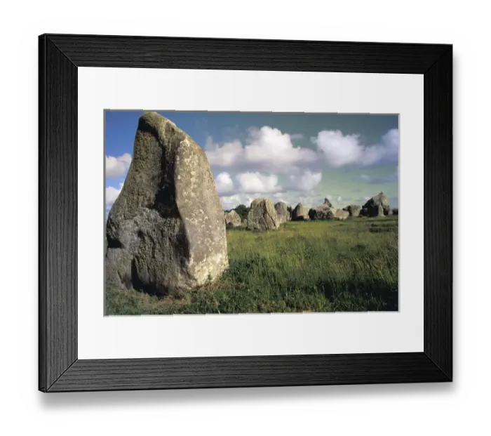 Framed Print : EU, France, Brittany, Morbihan, Carnac. Alignments de Kerlescan, Megalithic Stones Framed Print : EU, France, Brittany, Morbihan, Carnac. Alignments de Kerlescan, Megalithic Stones