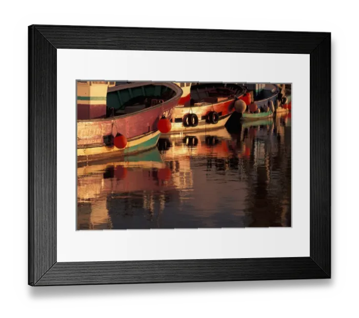 Framed Print : EU, France, Brittany, Louire Atlantique, St. Nazaire. Fishing Boat Reflections, Bassin de St Framed Print : EU, France, Brittany, Louire Atlantique, St. Nazaire. Fishing Boat Reflections, Bassin de St
