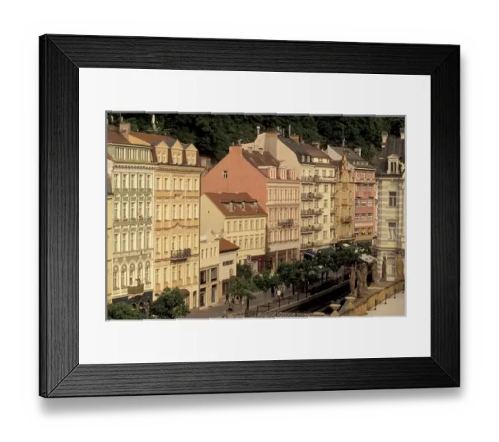 Framed Print : Europe, Czech Republic, West Bohemia, Karlovy Vary (Carlsbad) I. P. Pavlova St Framed Print : Europe, Czech Republic, West Bohemia, Karlovy Vary (Carlsbad) I. P. Pavlova St