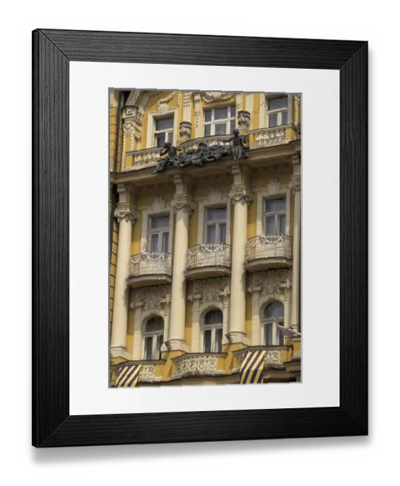 Framed Print : Europe, Czech Republic, West Bohemia, Marianske Lazne (Marienbad) Spa hotels