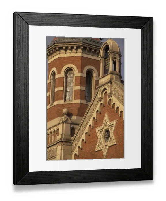Framed Print : Europe, Czech Republic, West Bohemia, Plzen The Great Synagogue (b. 1892) Framed Print : Europe, Czech Republic, West Bohemia, Plzen The Great Synagogue (b. 1892)