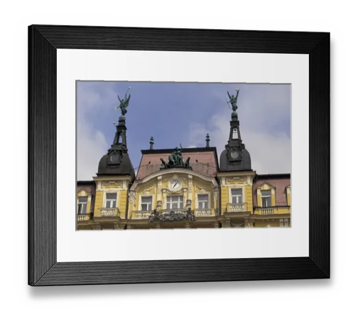 Framed Print : Europe, Czech Republic, West Bohemia Marianske Lazne - (Marienbad) Spa hotels