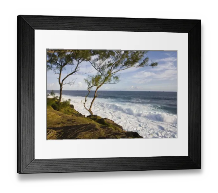Framed Print : France, Reunion Island, South Reunion, Le Baril, coastline at Le Souffleur d Arbonne Framed Print : France, Reunion Island, South Reunion, Le Baril, coastline at Le Souffleur d Arbonne