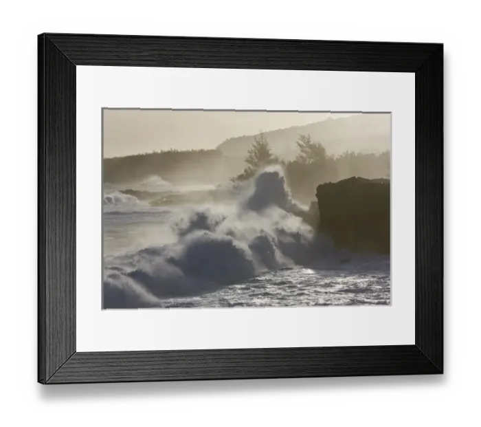 Framed Print : France, Reunion Island, South Reunion, Le Baril, wild waves at Le Souffleur d Arbonne Framed Print : France, Reunion Island, South Reunion, Le Baril, wild waves at Le Souffleur d Arbonne