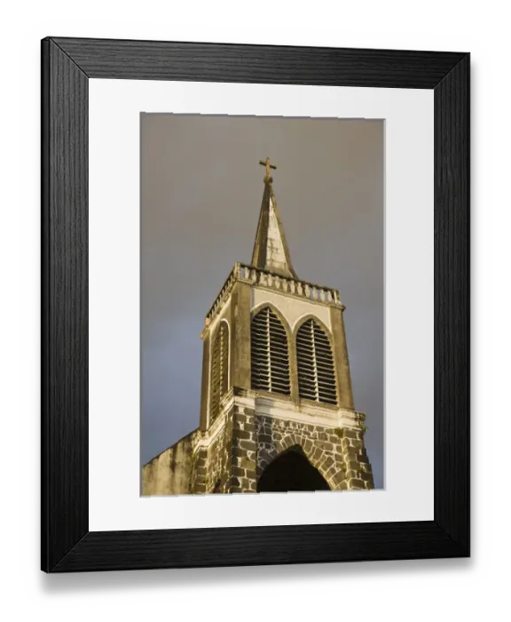 Framed Print : France, Reunion Island, St-Andre, Cirque de Salazie, Town Church Framed Print : France, Reunion Island, St-Andre, Cirque de Salazie, Town Church