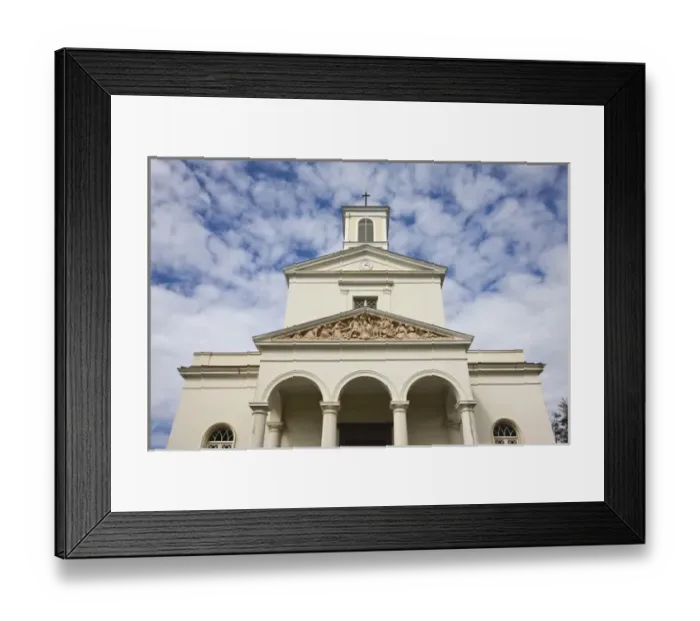 Framed Print : France, Reunion Island, St-Denis, Cathedrale de St-Denis