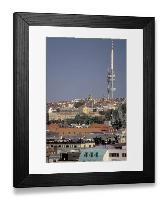 Framed Print : Europe, Czech Republic, Cent. Bohemia, Prague (Praha) Prague TV tower Framed Print : Europe, Czech Republic, Cent. Bohemia, Prague (Praha) Prague TV tower