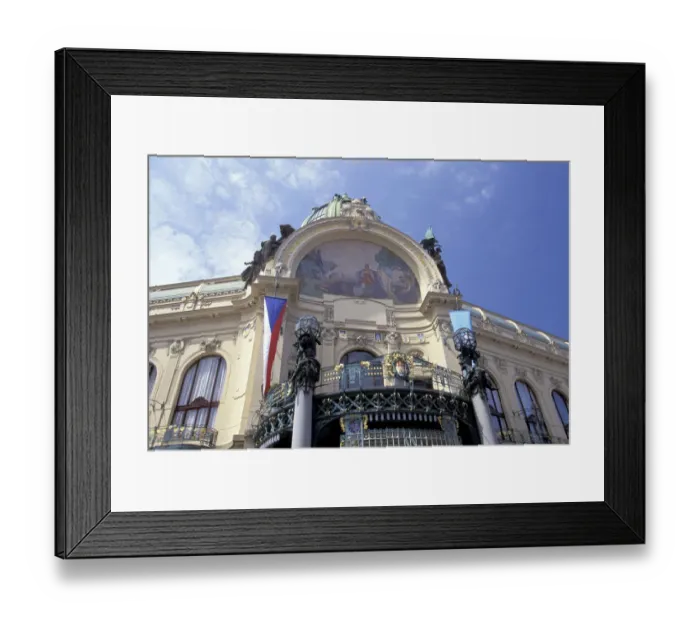 Framed Print : Europe, Czech Republic, Cent. Bohemia, Prague (Praha) Old Town; Municipal House exterior Framed Print : Europe, Czech Republic, Cent. Bohemia, Prague (Praha) Old Town; Municipal House exterior