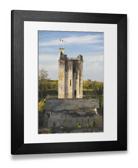 Framed Print : France, Aquitaine Region, Gironde Department, St-Emilion, wine town, Chateau du Roy tower Framed Print : France, Aquitaine Region, Gironde Department, St-Emilion, wine town, Chateau du Roy tower