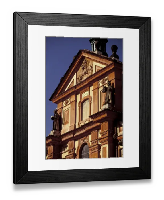 Framed Print : Europe, Czech Republic, Cent. Bohemia, Prague (Praha) Prague Castle Basilica of St