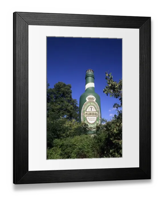Framed Print : Life in Denmark with the famous Tuborg Brewery with beer bottle in Copenhagen Denmark Framed Print : Life in Denmark with the famous Tuborg Brewery with beer bottle in Copenhagen Denmark