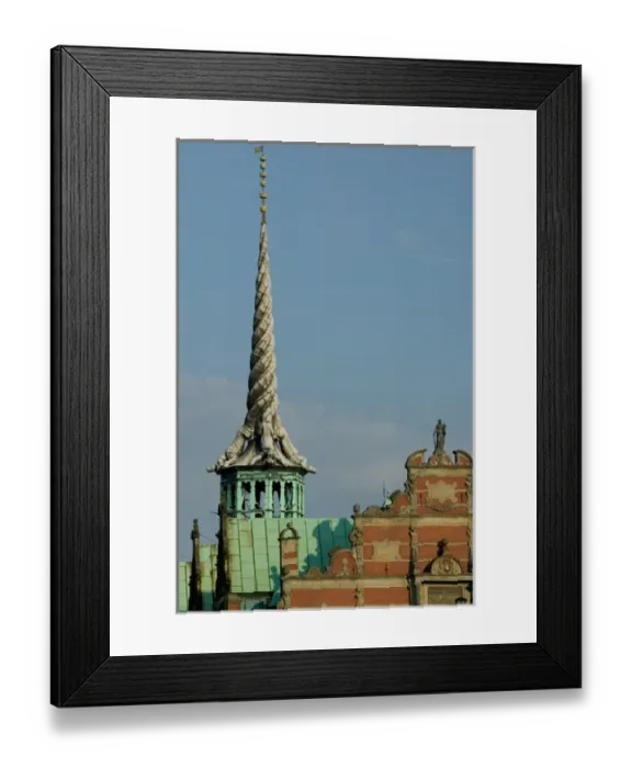Framed Print : Borsen (old stock exchange building), Copenhagen, Denmark Framed Print : Borsen (old stock exchange building), Copenhagen, Denmark
