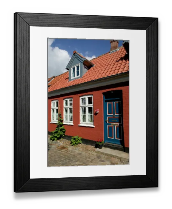 Framed Print : House, Ribe, Jutland, Denmark Framed Print : House, Ribe, Jutland, Denmark