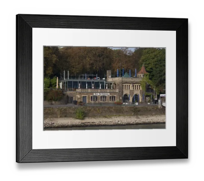 Framed Print : Germany. Rhine River views at mile marker 647 between Bonn & Bad Godesberg Framed Print : Germany. Rhine River views at mile marker 647 between Bonn & Bad Godesberg