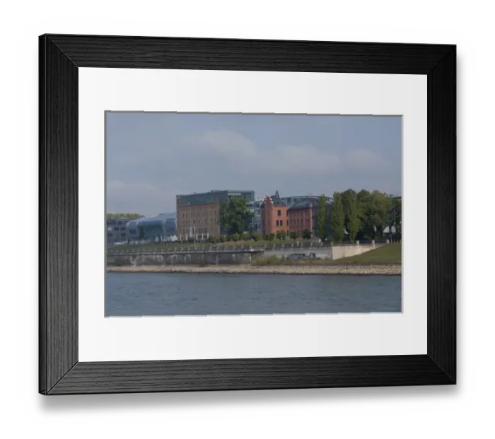Framed Print : Germany, Rhine River. Oberkassel, suburb of Bonn Framed Print : Germany, Rhine River. Oberkassel, suburb of Bonn