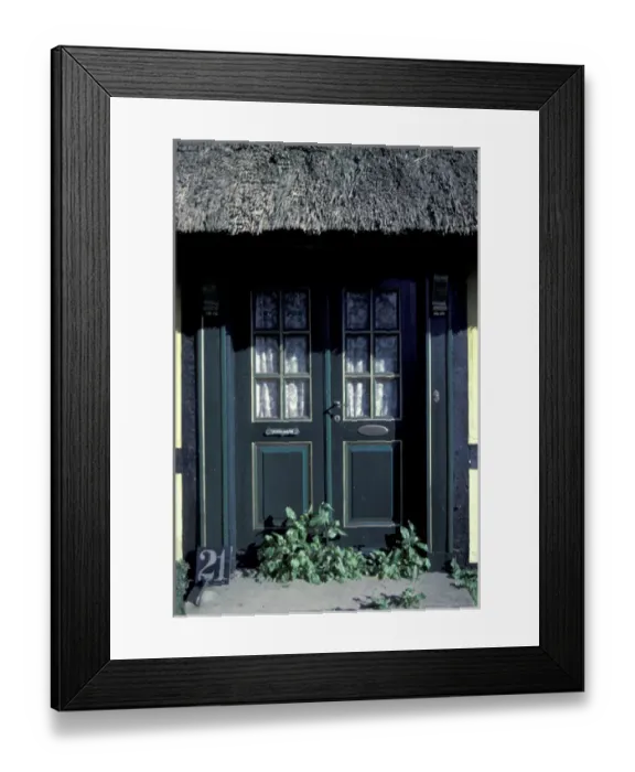 Framed Print : Europe, Denmark, Fyn Island. Tsinge cottage