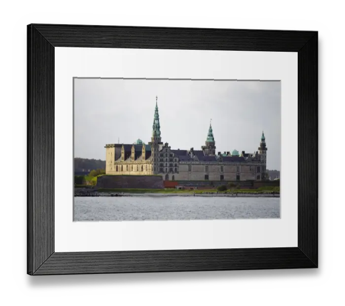 Framed Print : Denmark, Sjaelland, Helsingor. Kronoborg castle at the entry to the port (harbor) Framed Print : Denmark, Sjaelland, Helsingor. Kronoborg castle at the entry to the port (harbor)