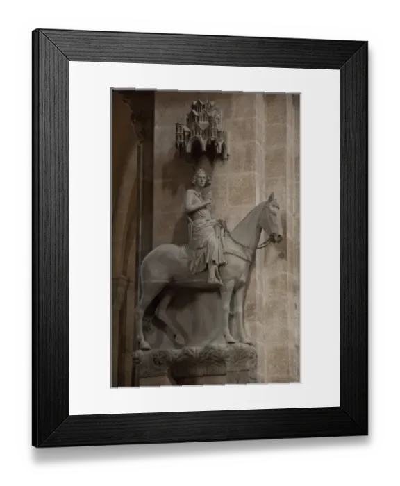 Framed Print : Germany, Bamberg. Bamberg Cathedral, statue of Bamberg Horseman (aka Bamberger Reiter) Framed Print : Germany, Bamberg. Bamberg Cathedral, statue of Bamberg Horseman (aka Bamberger Reiter)