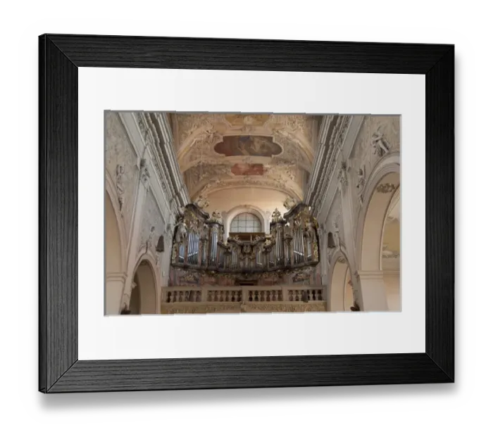 Framed Print : Germany, Bamberg. Upper Parish church (aka Obere Pfarre) Only purely Gothic church in Bamberg, c Framed Print : Germany, Bamberg. Upper Parish church (aka Obere Pfarre) Only purely Gothic church in Bamberg, c