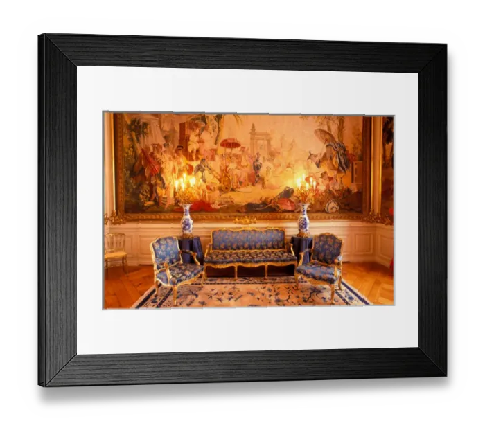Framed Print : Denmark, Copenhagen, Amalienborg. Chinese Room
