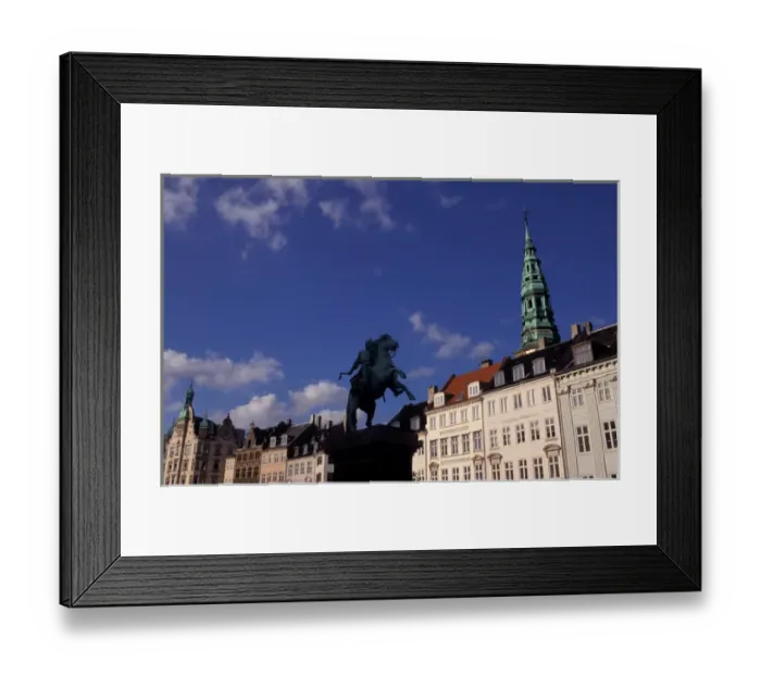 Framed Print : Denmark, Copenhagen, Hojbro Plads Framed Print : Denmark, Copenhagen, Hojbro Plads