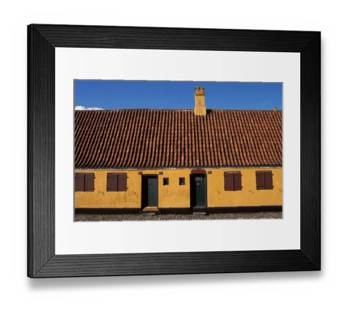 Framed Print : Denmark, Copenhagen, Nyborder district