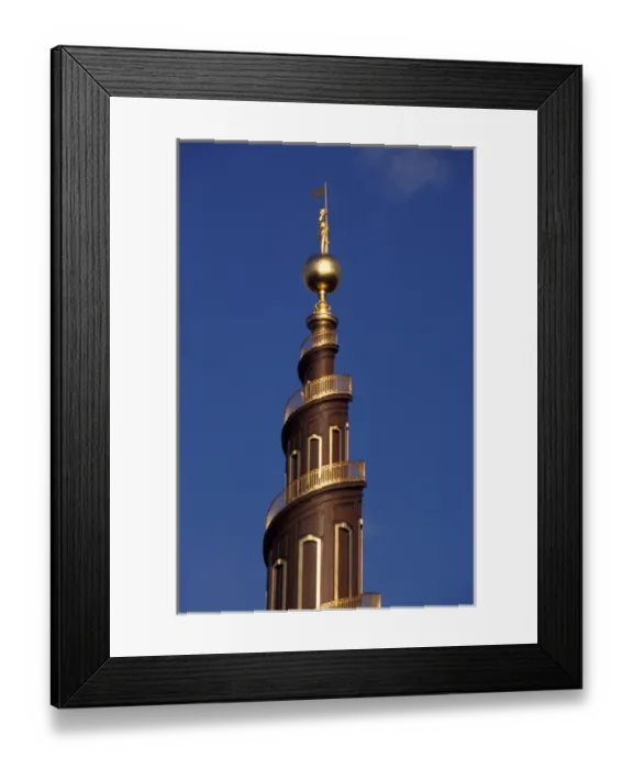 Framed Print : Denmark, Copenhagen, Von Frelser Kirke Framed Print : Denmark, Copenhagen, Von Frelser Kirke