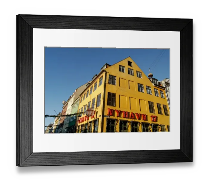 Framed Print : Denmark, Copenhagen, Nyhavn Framed Print : Denmark, Copenhagen, Nyhavn