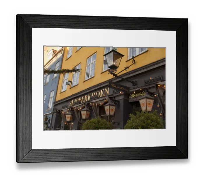 Framed Print : Denmark, Copenhagen, Nyhavn