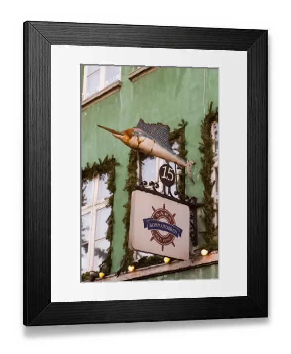 Framed Print : Denmark, Copenhagen, Nyhavn Framed Print : Denmark, Copenhagen, Nyhavn
