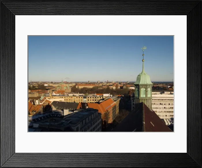 Framed Print : Denmark, Copenhagen, view of the city from Rundetarn Framed Print : Denmark, Copenhagen, view of the city from Rundetarn