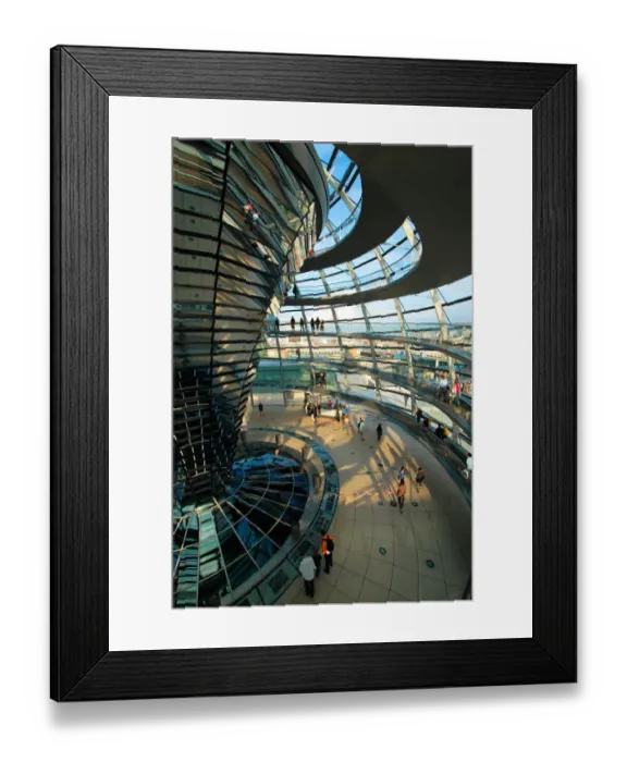 Framed Print : Germany, Berlin, Reichstag Dome Framed Print : Germany, Berlin, Reichstag Dome