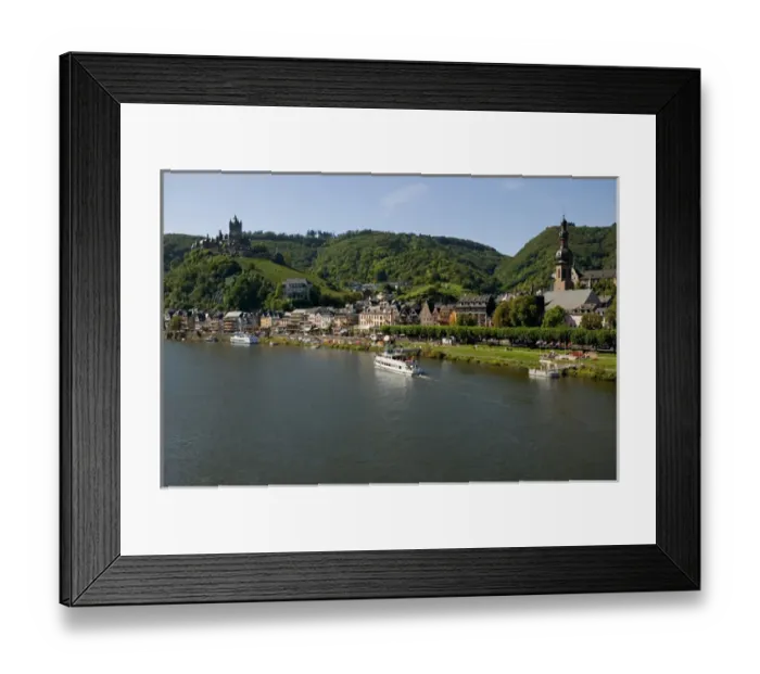 Framed Print : Cochem, Mosel Valley, Rhineland Palatinate, Germany