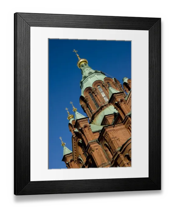 Framed Print : Europe, Finland, Helsinki. Uspenski Cathedral, an Eastern Orthodox cathedral overlooking the city Framed Print : Europe, Finland, Helsinki. Uspenski Cathedral, an Eastern Orthodox cathedral overlooking the city