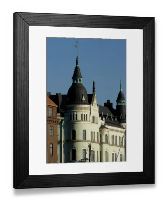 Framed Print : Europe, Finland, Helsinki. View of building with spires. Credit as: Nancy & Steve Framed Print : Europe, Finland, Helsinki. View of building with spires. Credit as: Nancy & Steve