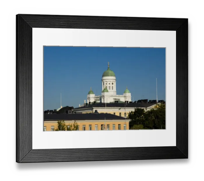 Framed Print : Europe, Finland, Helsinki. Overview of Helsinki with Lutheran Cathedral in background Framed Print : Europe, Finland, Helsinki. Overview of Helsinki with Lutheran Cathedral in background