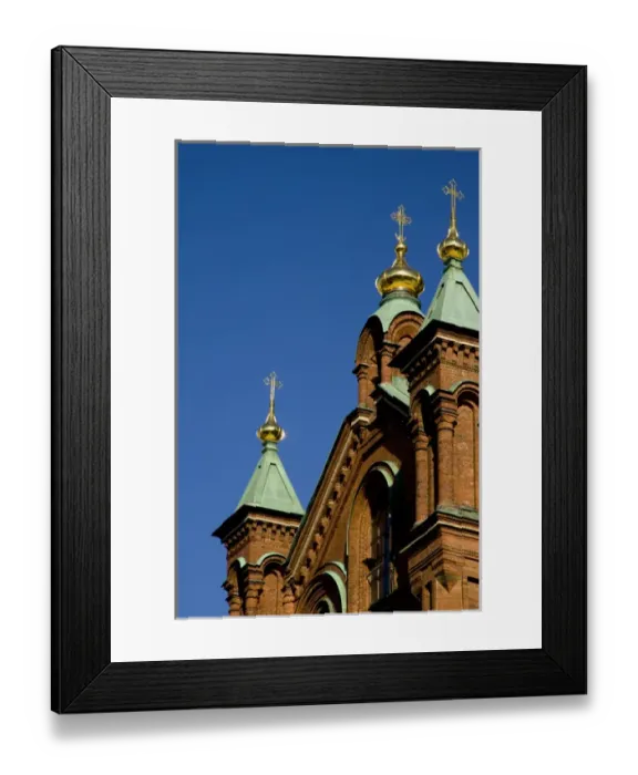 Framed Print : Europe, Finland, Helsinki. Uspenski Cathedral, an Eastern Orthodox cathedral overlooking the city Framed Print : Europe, Finland, Helsinki. Uspenski Cathedral, an Eastern Orthodox cathedral overlooking the city