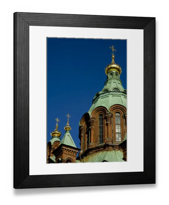 Framed Print : Europe, Finland, Helsinki. Uspenski Cathedral, an Eastern Orthodox cathedral overlooking the city Framed Print : Europe, Finland, Helsinki. Uspenski Cathedral, an Eastern Orthodox cathedral overlooking the city