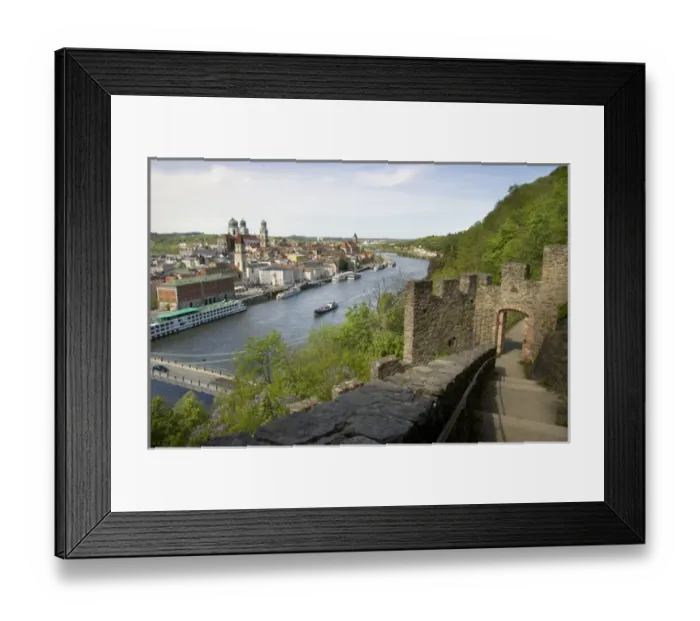 Framed Print : Europe, Germany, Bavaria, PassauEurope, Germany, Bavaria, Passau