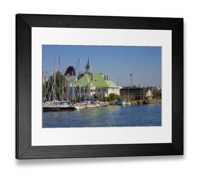 Framed Print : Europe, Finland, Helsinki. Boats docked in marina. Credit as: Nancy & Steve Ross Framed Print : Europe, Finland, Helsinki. Boats docked in marina. Credit as: Nancy & Steve Ross