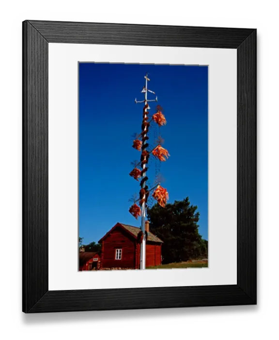 Framed Print : Europe, Scandinavia, Finland, Ahvenanmaa, Aland Islands, Mariehamn, Sund, Jan Karlsgarden