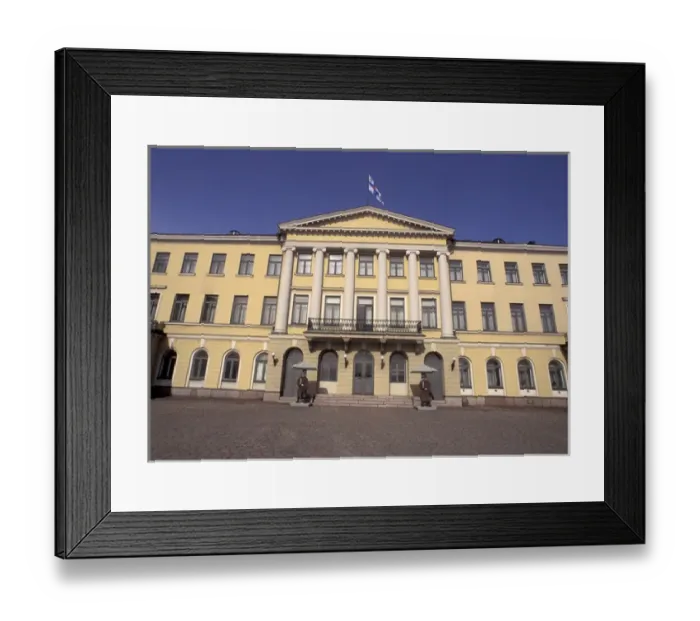 Framed Print : Europe, Finland, Helinski. Presidential Palace Framed Print : Europe, Finland, Helinski. Presidential Palace