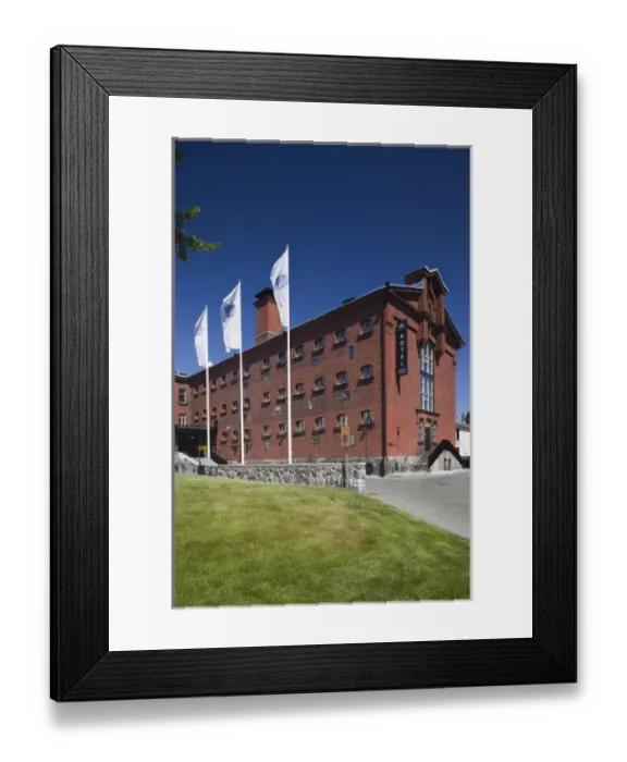 Framed Print : Finland, Helsinki, Katajanokka Island, Hotel Katajanokka, hotel in former prison