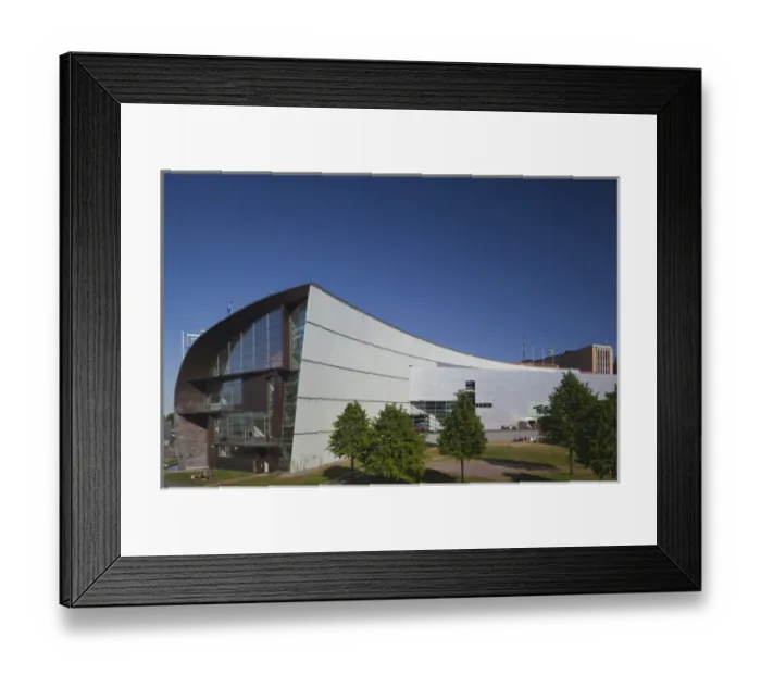 Framed Print : Finland, Helsinki, Kiasma, Museum of Contemporary Art Kiasma, exterior